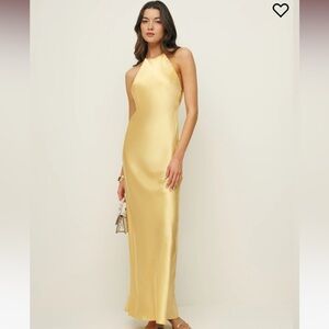 Reformation Jeany Silk Dress